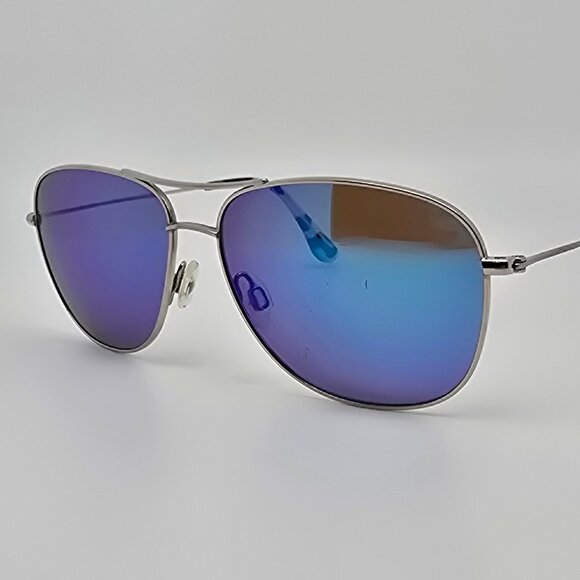 Maui Jim MJ-247-17 Cliff House Titanium Frame Polarized Blue Hawaii Sunglasses - Picture 1 of 14